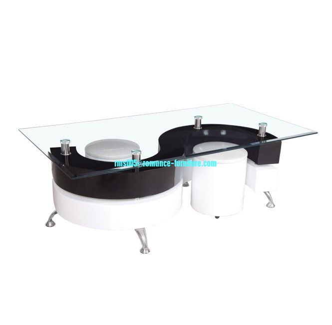 hot sale tempered glass tea table HA979