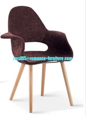 china factory wood legs plastic arm chair leisure chair PC615