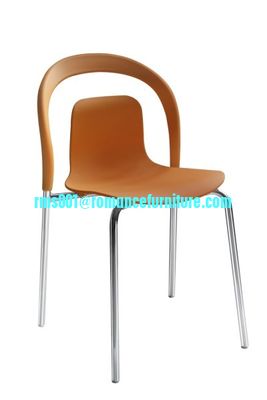 hot sale plastic chair with steel frame PC126