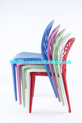 hot sale restaurant stackable white plastic chair PC107