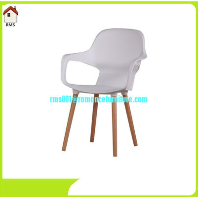 china factory wood legs plastic arm chair leisure chair PC613