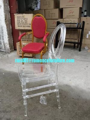 hot sale KD clear pc Phoenix chair banquet chair pc623