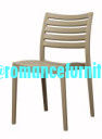 fancy design  chair plastic l dining chair stackable leisure chair pc606