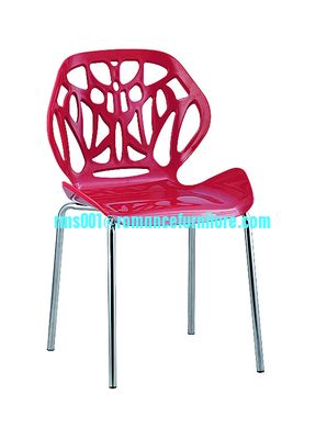 hot sale restaurant stackable white plastic chair PC614-1