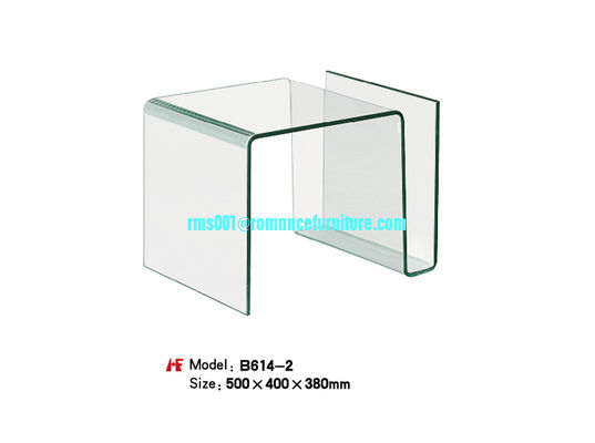 large hot bending glass coffee table wood legs coffee table center table B614