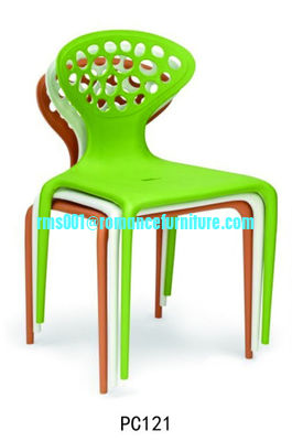 home furniture stackable plastic bistro chair PC121
