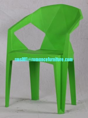 fancy design woven chair plastic leisure dining chair stackable chair 618