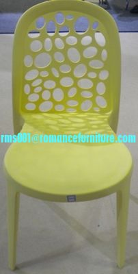 hot sale restaurant stackable white plastic chair PC107