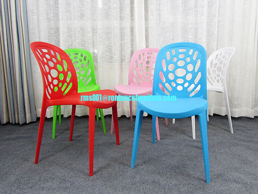 hot sale restaurant stackable white plastic chair PC107