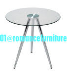 Glass coffee table Ø500*550mm